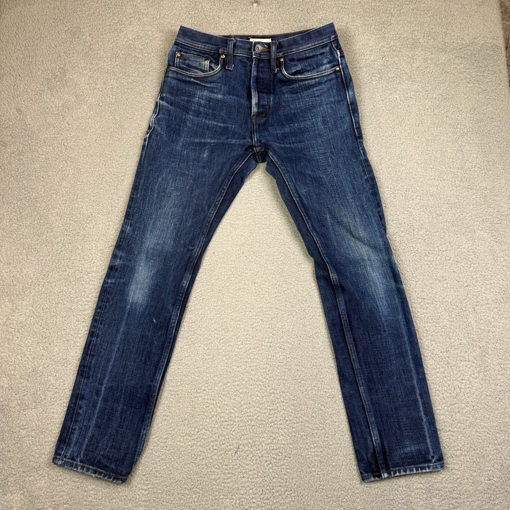 Men's Bootcut Jeans - Dark Blue Wash